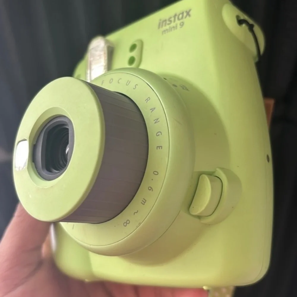 Lime Green Fujifilm Instax Mini 9 Polaroid Camera
